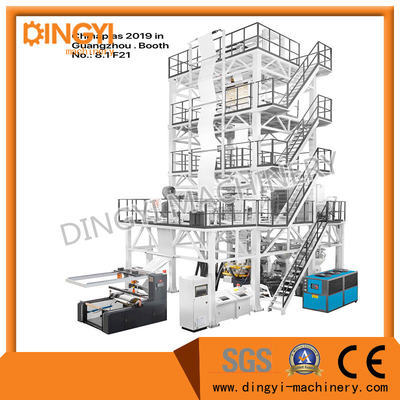 Automatic Seven Layer Co-Extrusion Film Blowing Machine with oscillating Tower