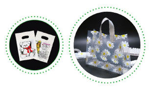 60pcs Min Polybags Soft Loop Handle Polythene Bag Making Machine